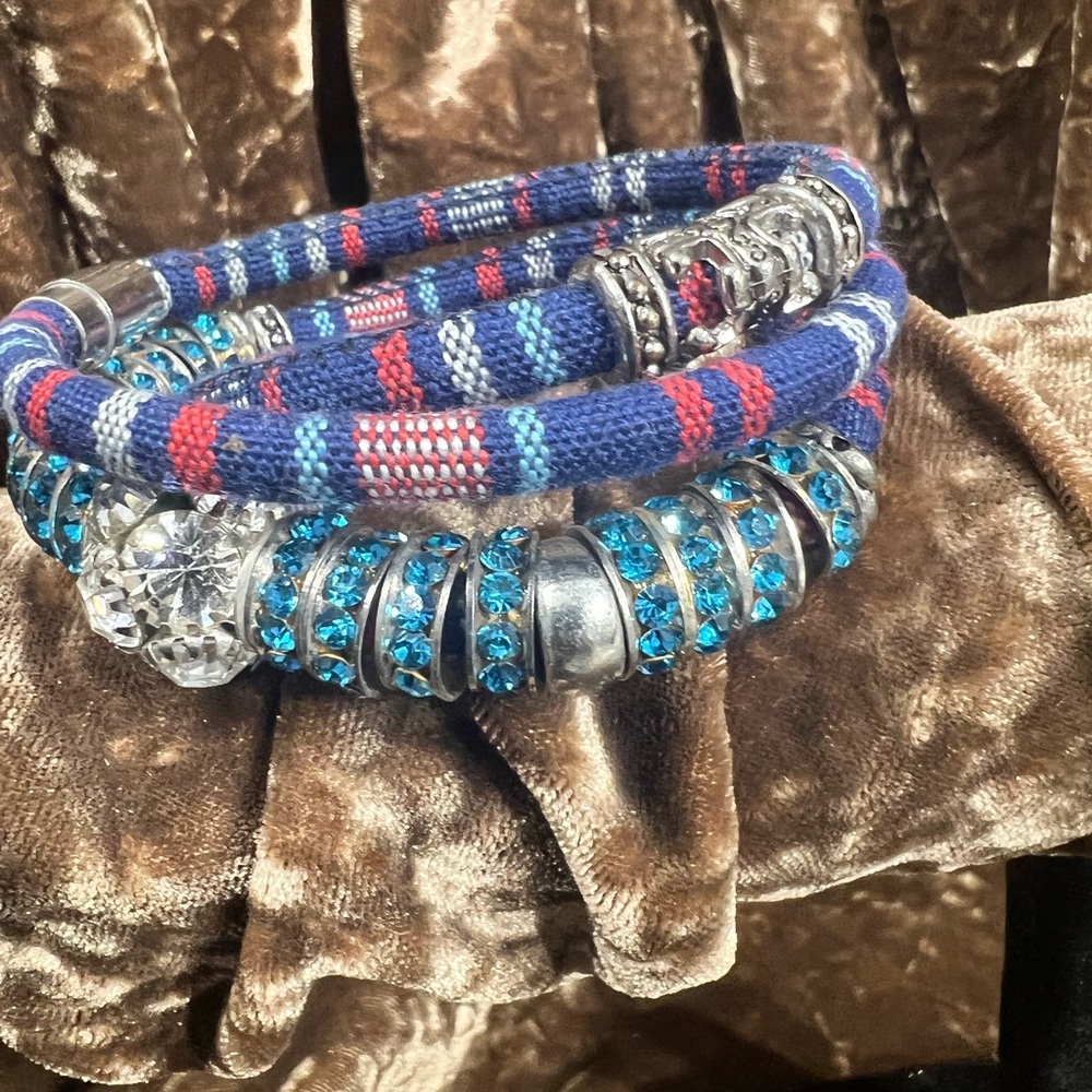 Fabric Wrap with Mix Crystals Spacers fits a 7โ inch Wrist Can Mix and Wraps
โ๏ธ - Picture 4 of 9